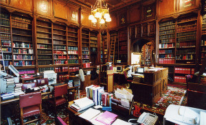 House of Lords Library: The Queen's Room (c) Parliamentary copyright images are reproduced with the permission of Parliament
